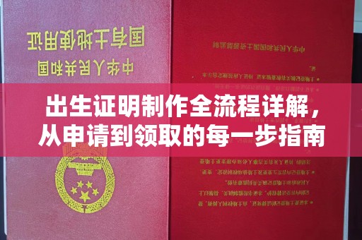 戚墅堰出生证明制作全流程详解，从申请到领取的每一步指南