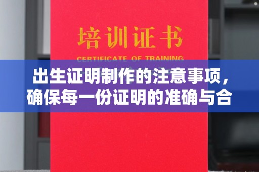 戚墅堰出生证明制作的注意事项，确保每一份证明的准确与合法