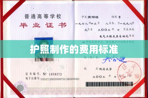 戚墅堰护照制作的费用标准