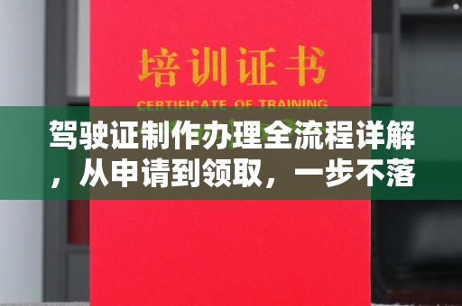 戚墅堰驾驶证制作办理全流程详解，从申请到领取，一步不落