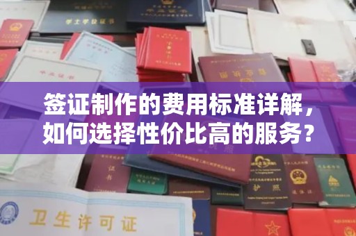 戚墅堰签证制作的费用标准详解，如何选择性价比高的服务？